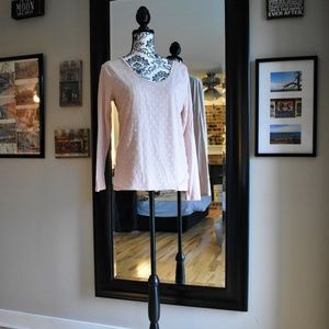 pink polkadot long sleeve tee